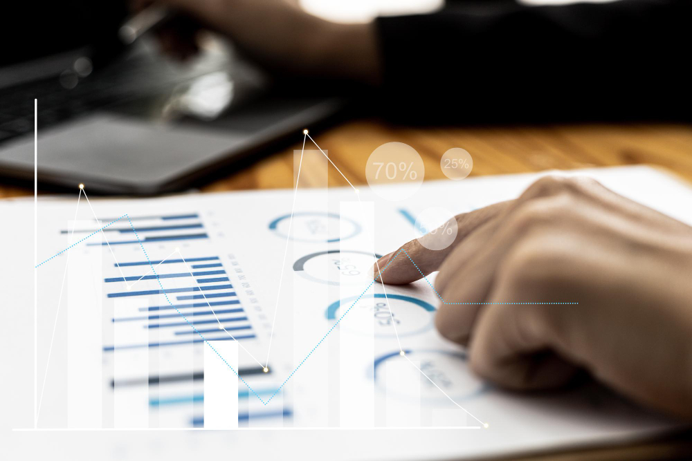 businesswoman-analyzing-financial-documents-she-is-looking-at-company-financial-data-to-analyze-business-risks-graphic-showing-business-growth-chart-business-administration-concept