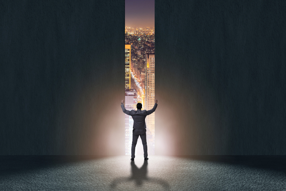 businessman-walking-towards-his-ambition