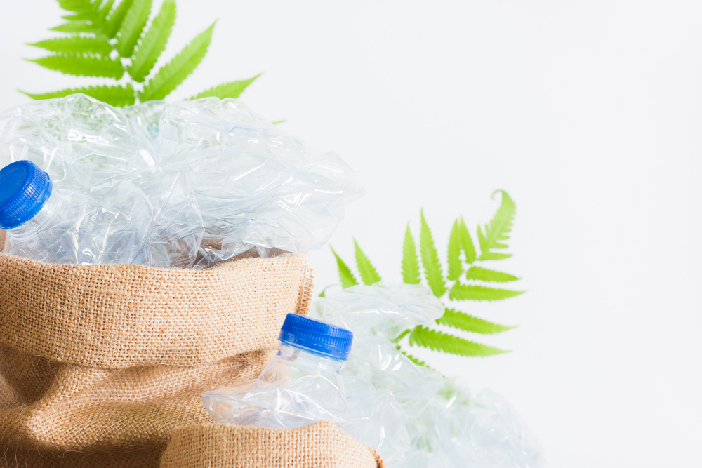 sack-bag-with-garbage-recycle-plastic-bottles-global-warming-solution